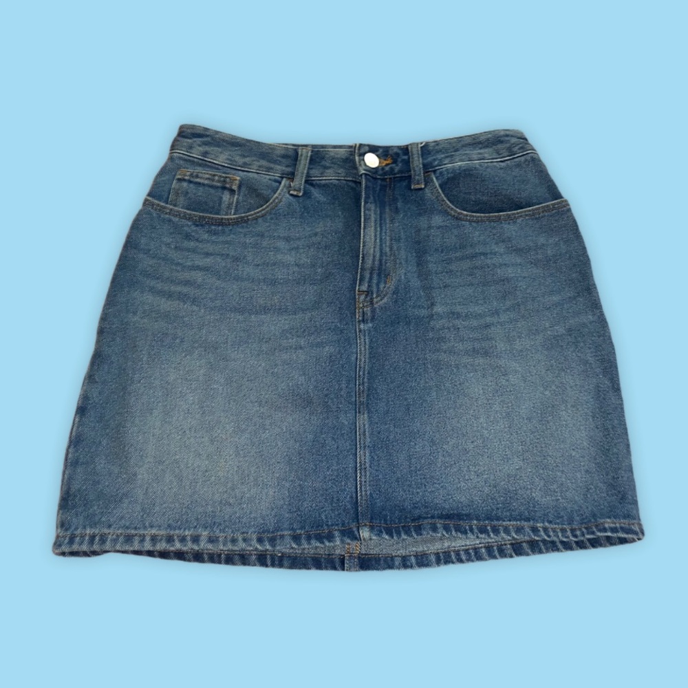 Calvin Klein denim mini skirt